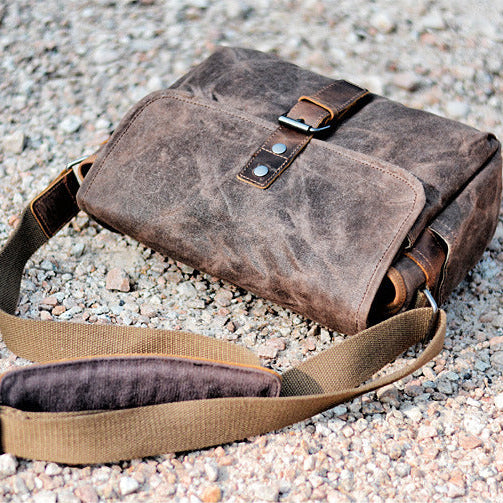 OSO Vintage Canvas DSLR Camera Shoulder Bag