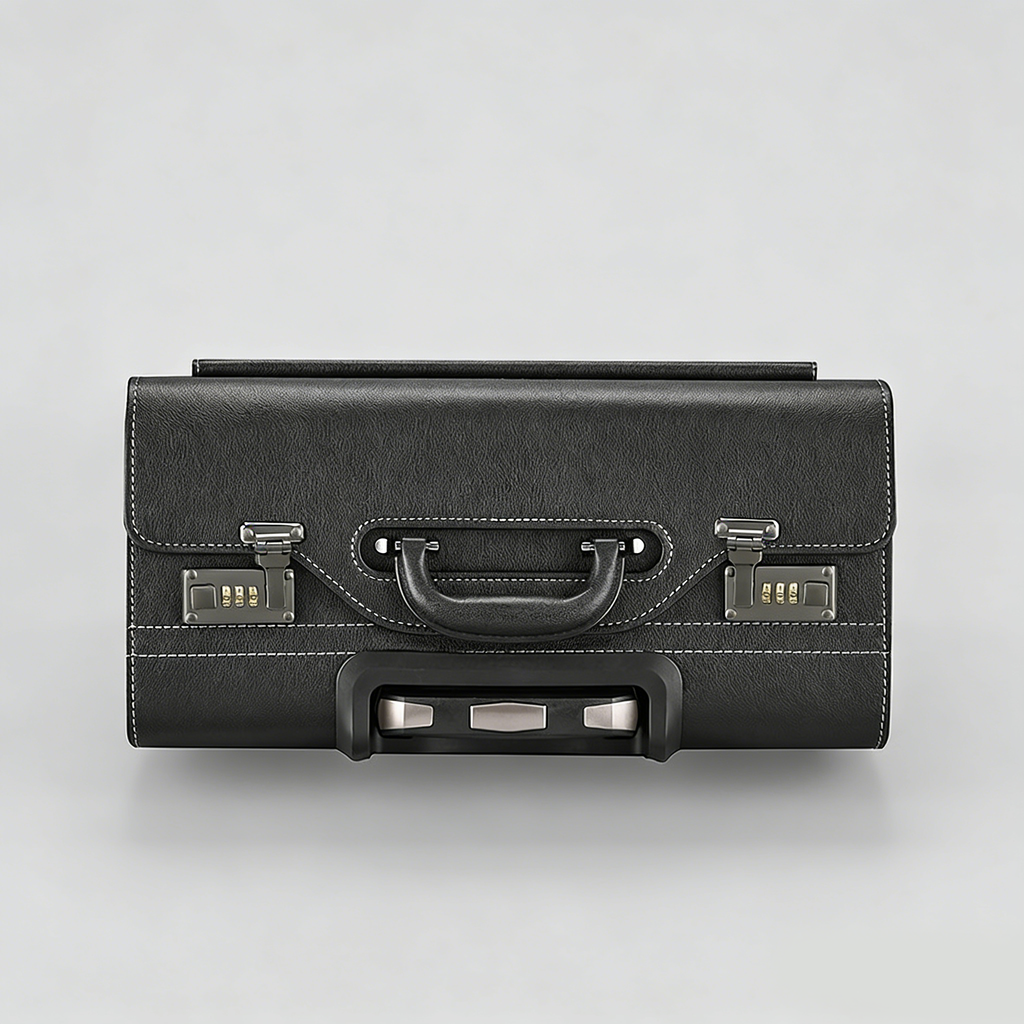 OSO 18" Pilot Case - PVC Business Carry-On with Wheels