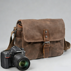 OSO Vintage Canvas DSLR Camera Shoulder Bag
