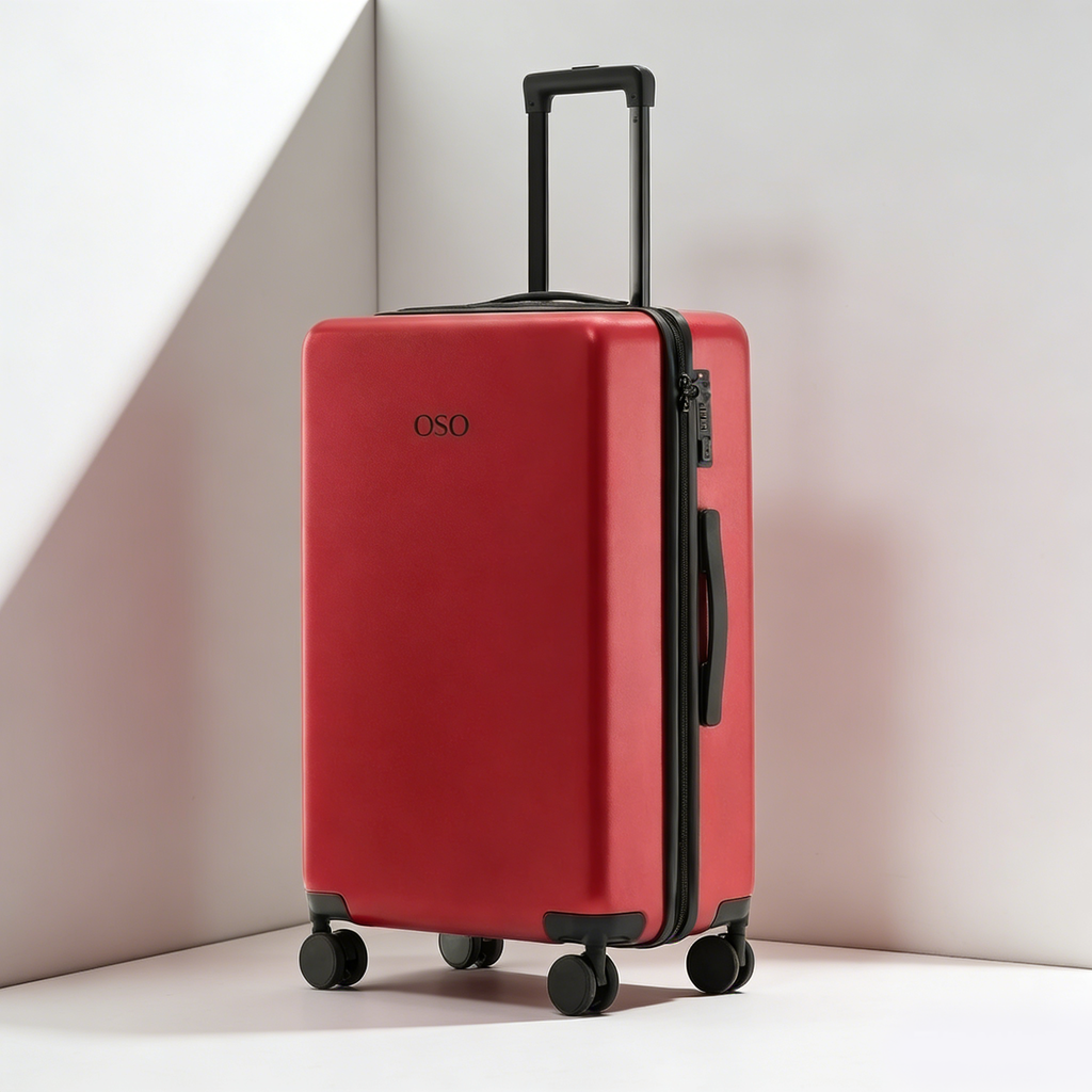 OSO Hybrid Luggage - Travel Suitcase with Space-Saving Design