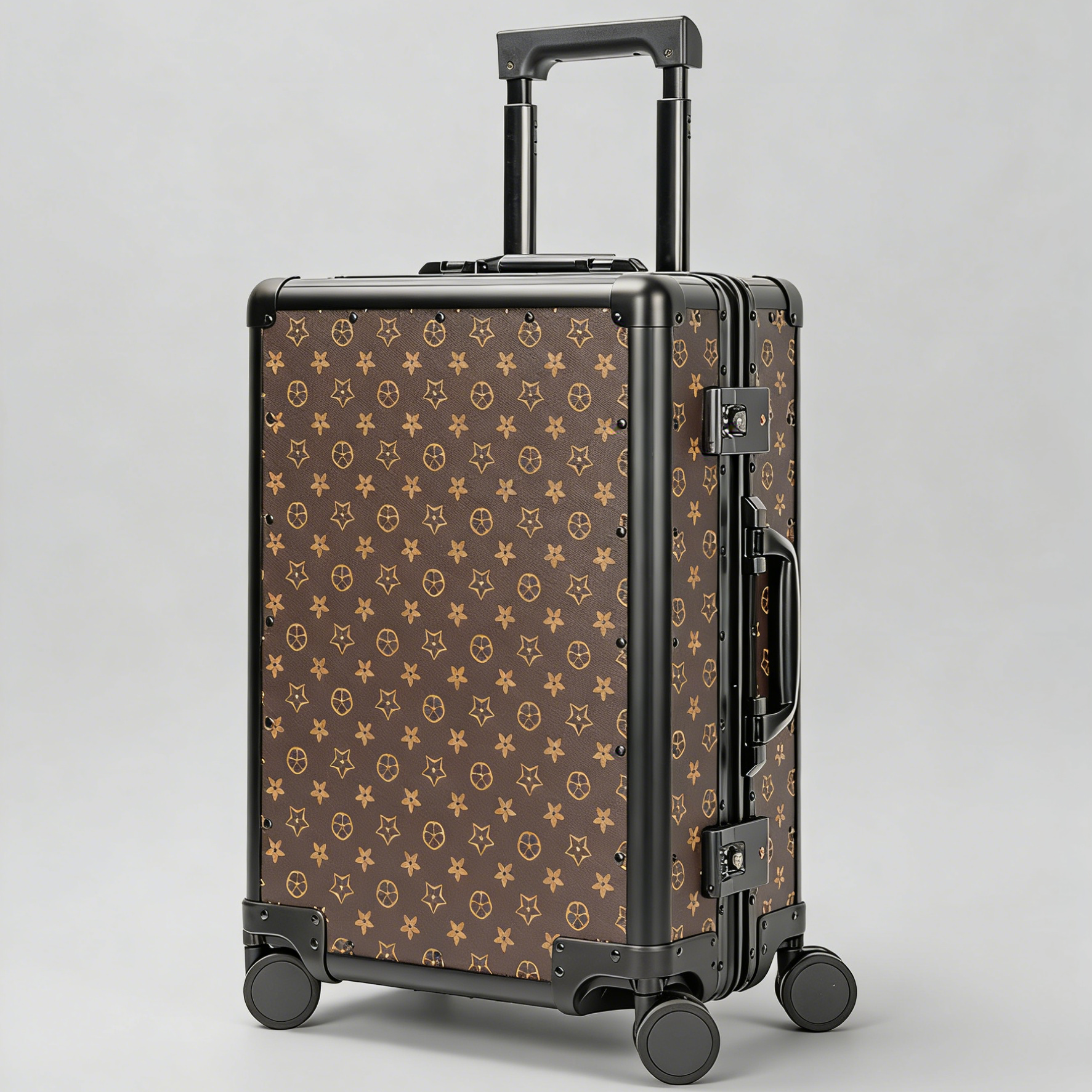 OSO Luxury PU Leather Luggage - TSA Lock Expandable