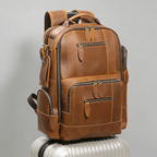OSO Vintage Full-Grain Leather laptop Backpack