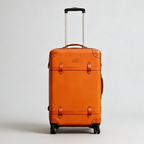 OSO Full-Grain Leather Retro Luggage - 24" TSA Lock