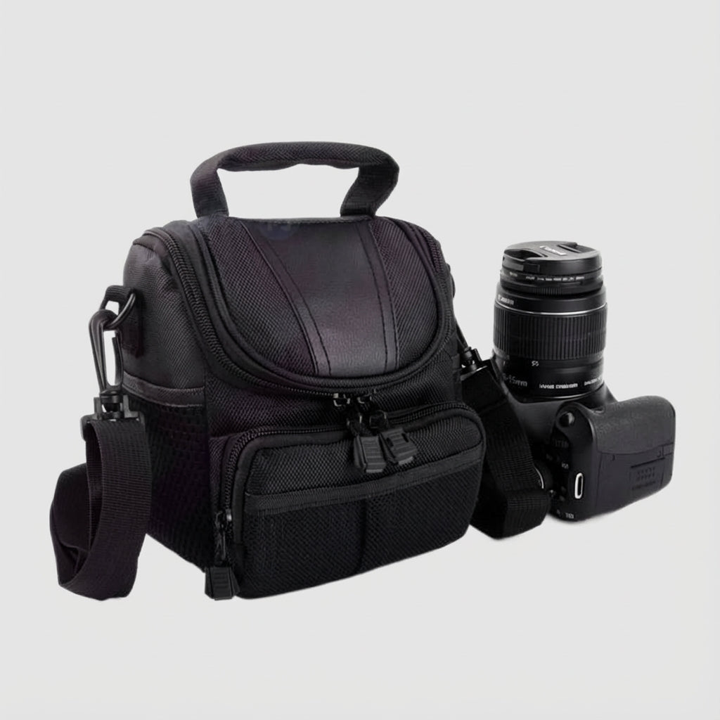 Interior showing protective padding and compact layout