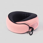 Travel blanket and adjustable eye mask from OSO Comfort Flight Set in minimalist charcoal color