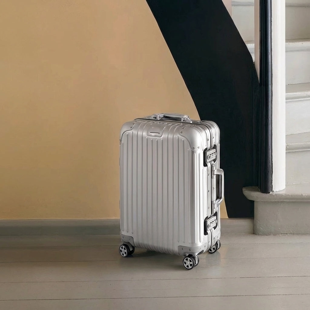 Interior view showing organized dividers and TSA-approved locks