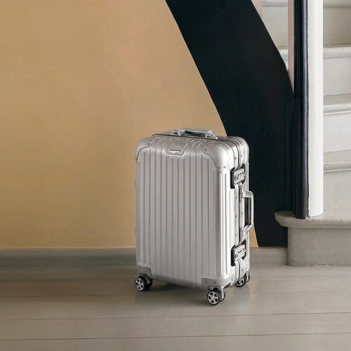 Interior view showing organized dividers and TSA-approved locks