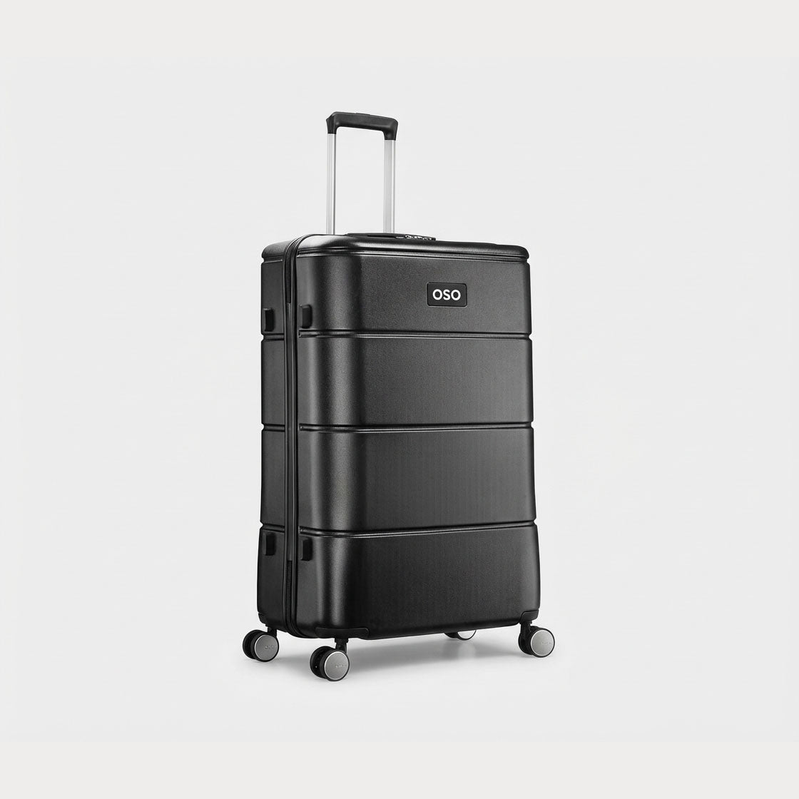 Organized interior of OSO luggage with secure compartments