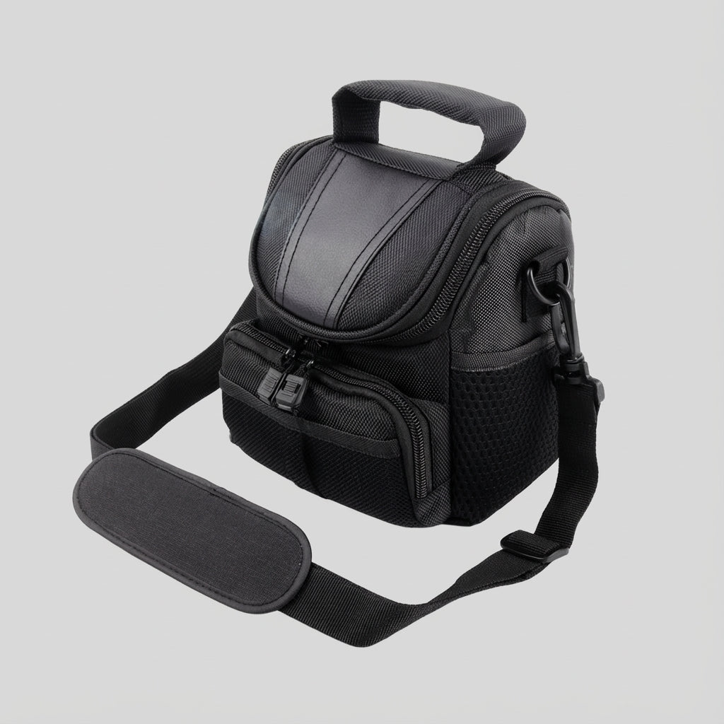 Soft-shell carry-on with spinner wheels from OSO Digital Nomad Kit
