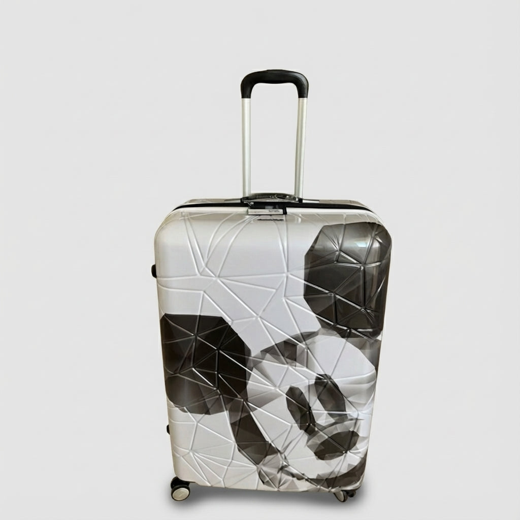 Organized interior of OSO luggage with secure compartments