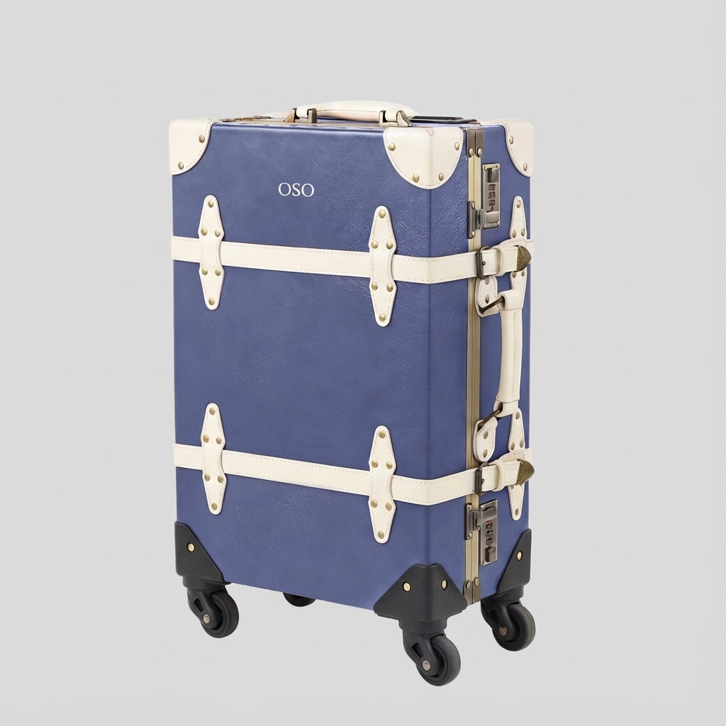 Interior of OSO Heritage Carry-On showing organized compartments