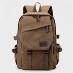 Minimalist backpack interior showing organized compartments