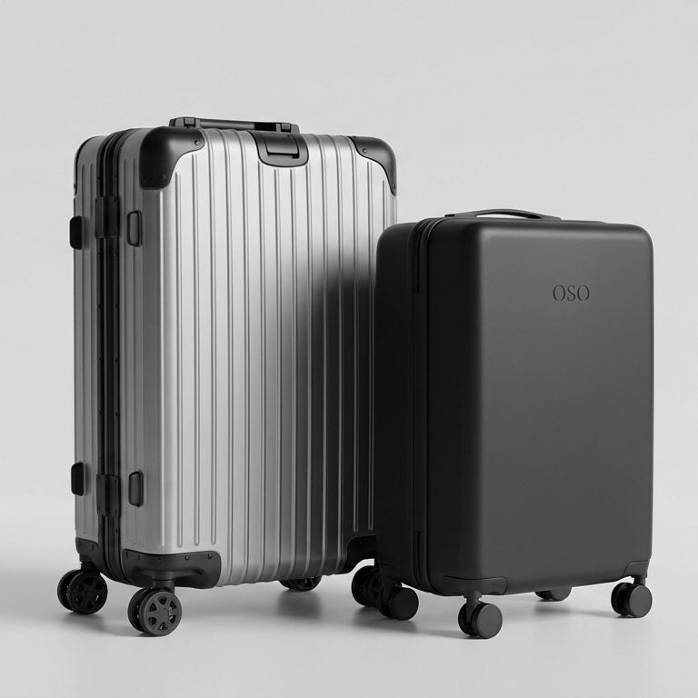 Nesting carry-on inside large check-in suitcase