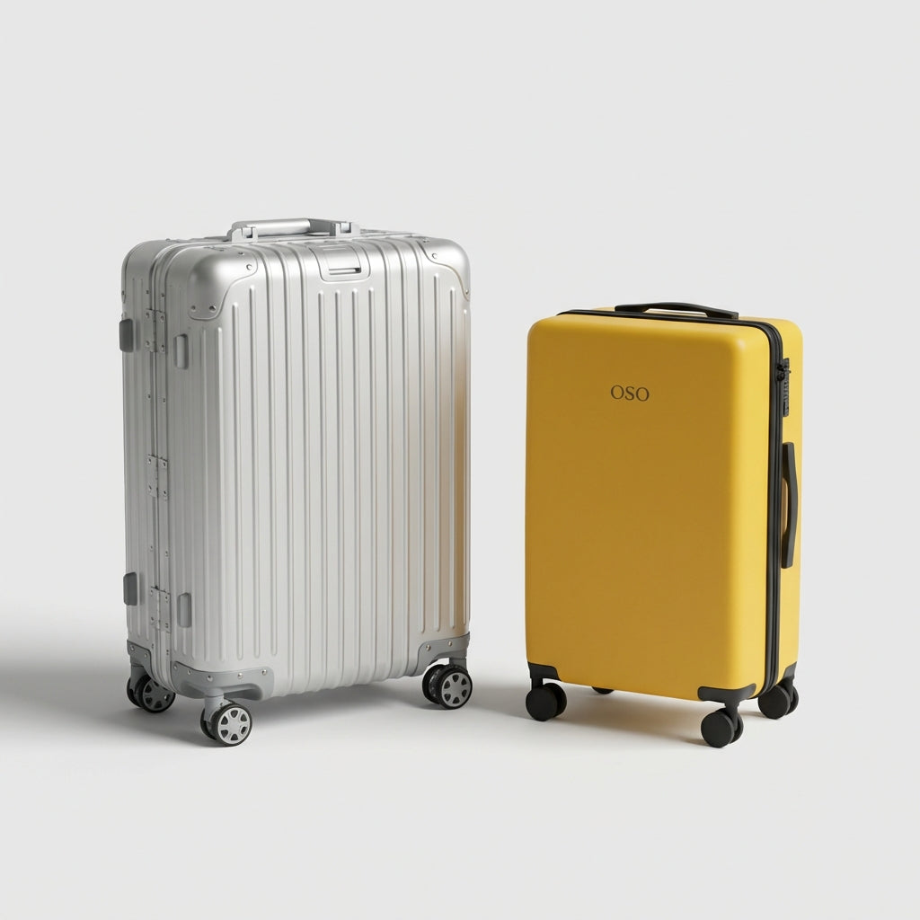 Organized interior with adjustable handle for serene travel