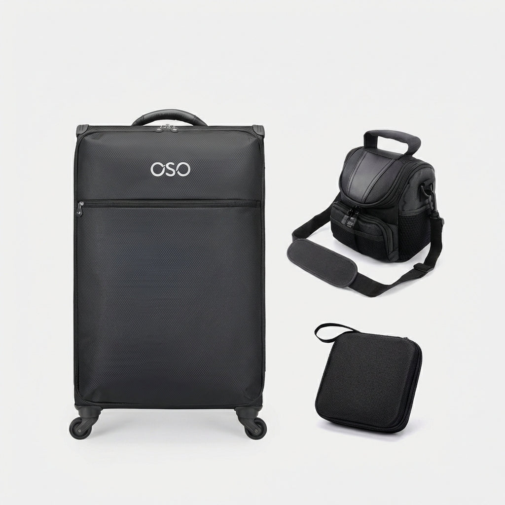 OSO Digital Nomad Kit travel bundle with carry-on, handbag, and organizer