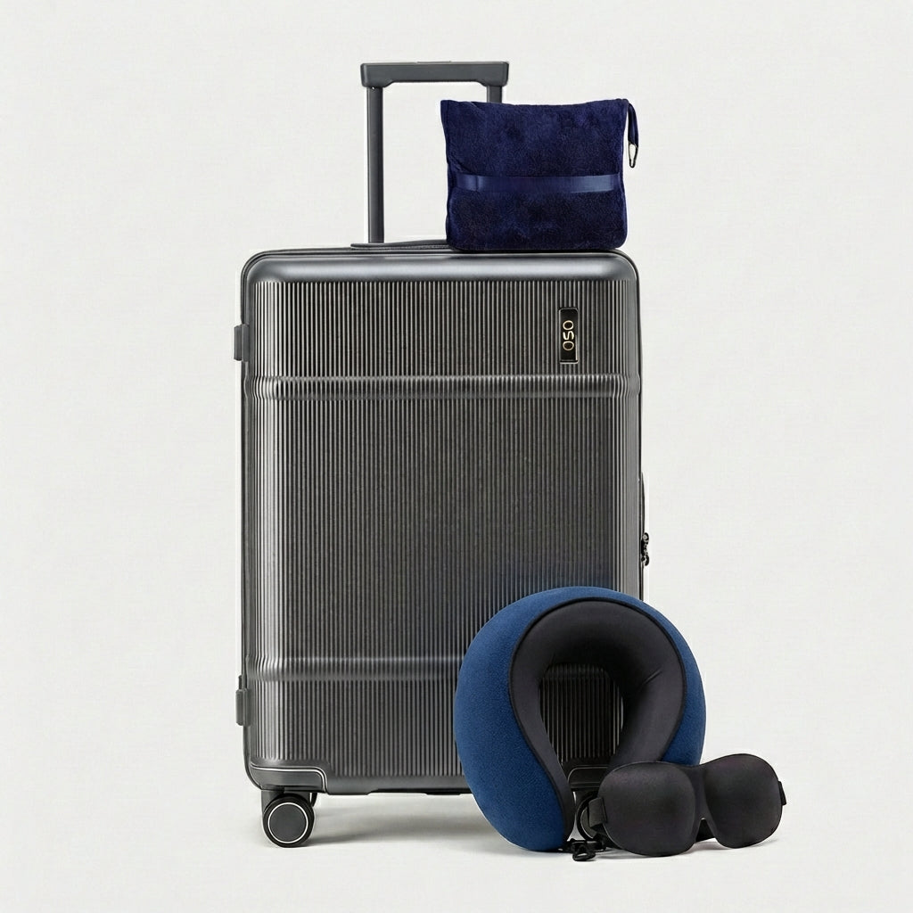 OSO Comfort Class Kit with 24-inch check-in trunk in minimalist design