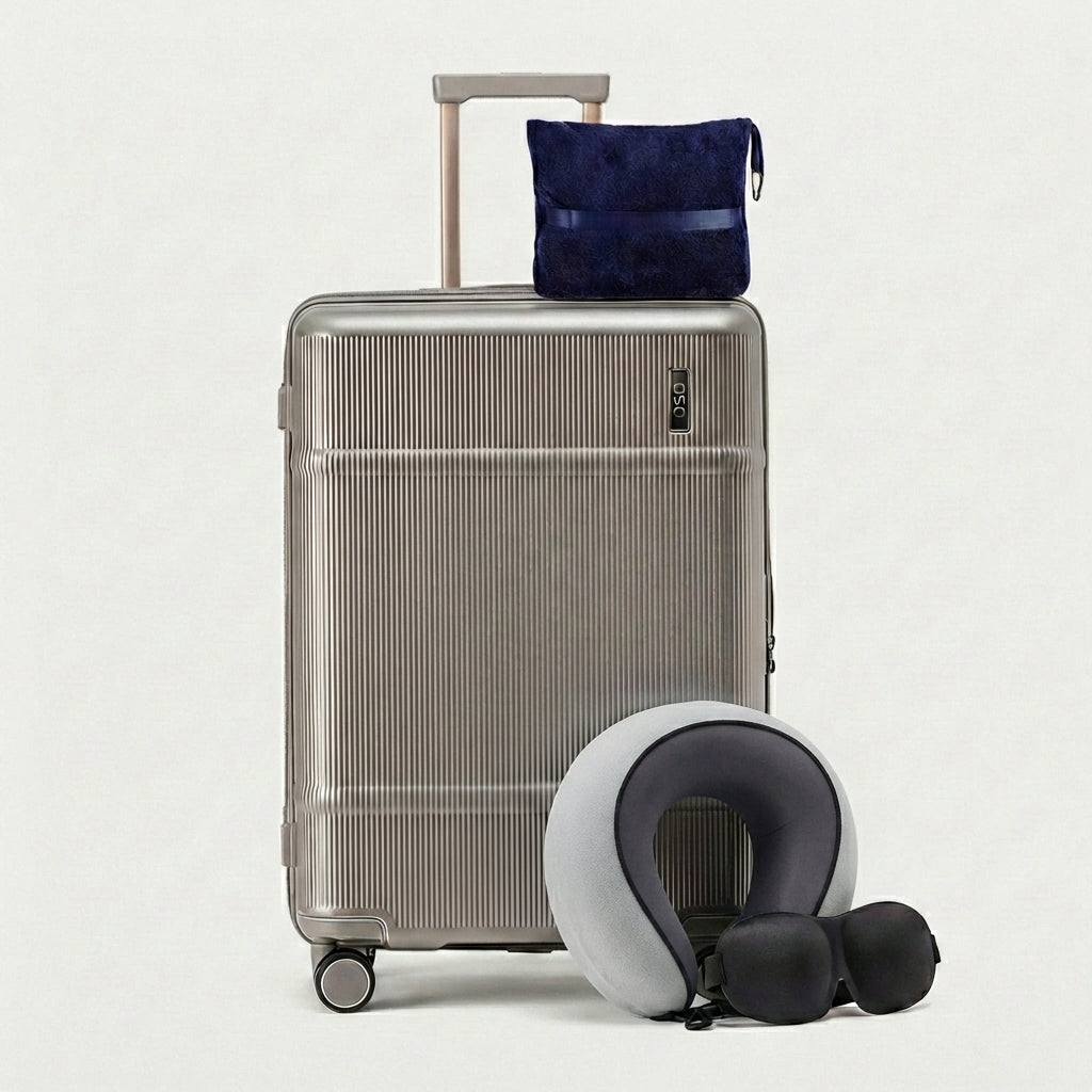 Osoluggage Comfort Class Kit with 24" trunk and travel accessories