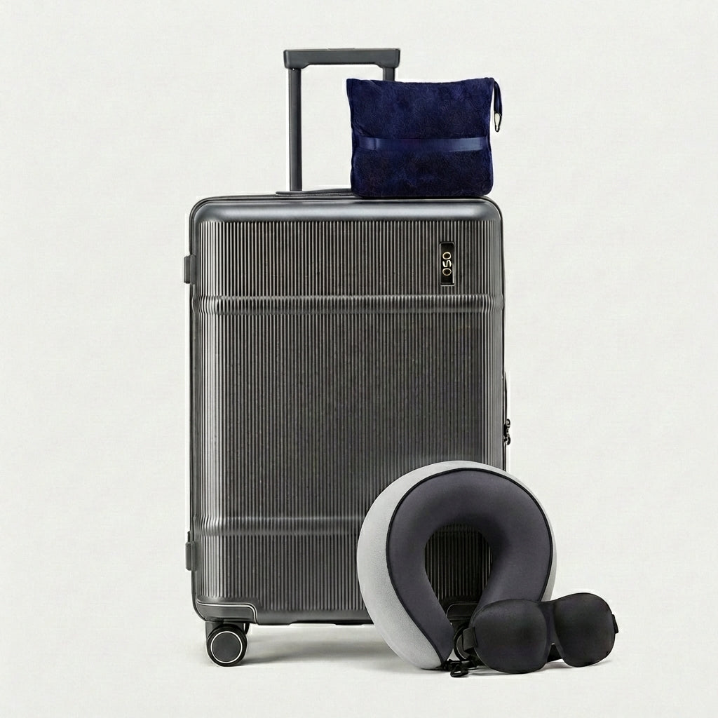 Osoluggage Comfort Class Kit with 24" trunk and travel accessories