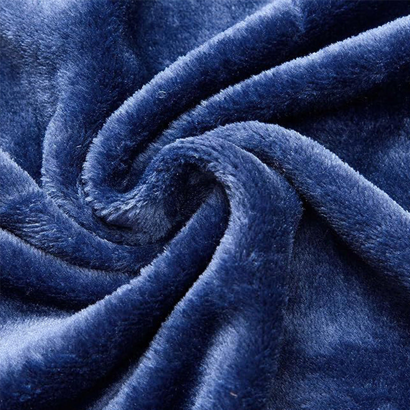 Ultra-plush flannel texture of OSO Travel Blanket