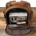 OSO Vintage Full-Grain Leather laptop Backpack