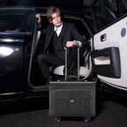 OSO 18" Pilot Case - PVC Business Carry-On with Wheels