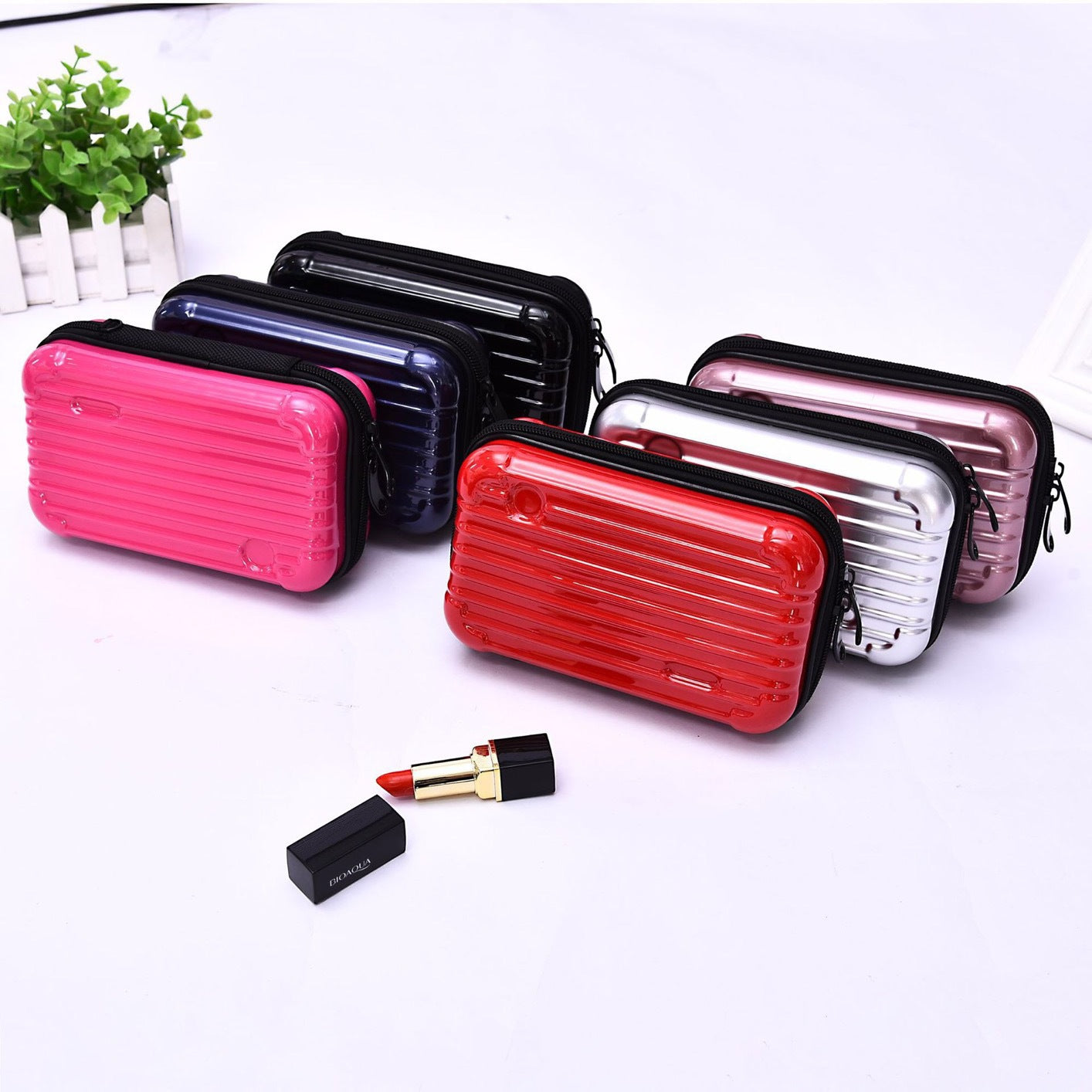 OSO Mini Travel Case - Hard Shell Cosmetic & Toiletry Bag