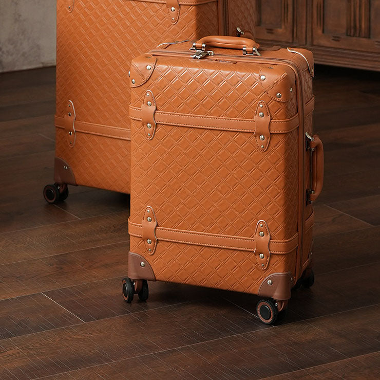 OSO Vintage Expandable PU Luggage (20")