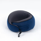 Travel blanket and adjustable eye mask from OSO Comfort Flight Set in minimalist charcoal color