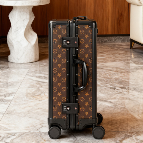 OSO Luxury PU Leather Luggage - TSA Lock Expandable