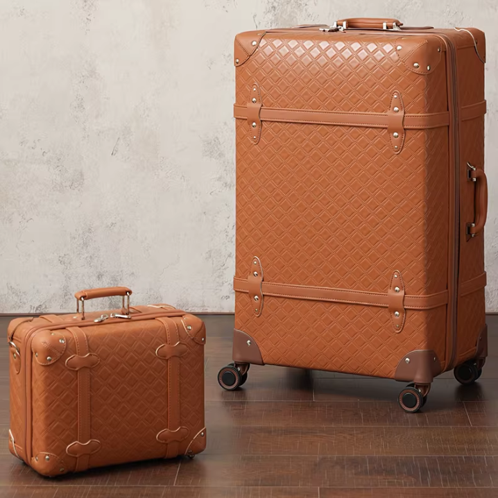 OSO Vintage Expandable PU Luggage (20")